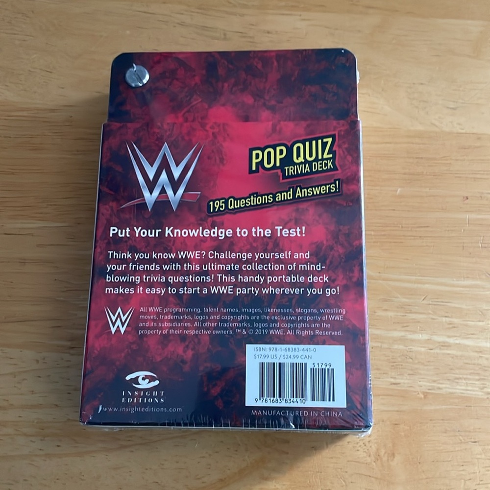 Professional Wrestling WWE AEW Lot Of Action Figure Magazine and NIP trivia game - Picture 10 of 10